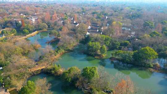 杭州西湖区西溪湿地景区旅游风景视频素材