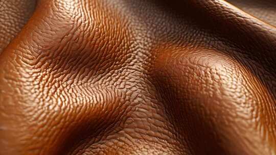 棕色皮革纹理特写