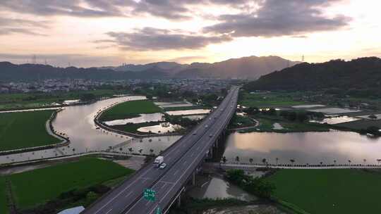 高速公路风景视频