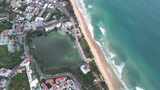 航拍东南亚泰国普吉岛卡伦海滩夏季城市风光高清在线视频素材下载