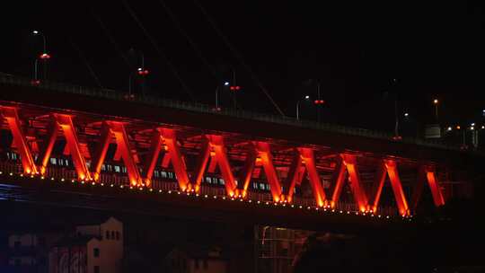 重庆东水门长江大桥视频素材模板下载