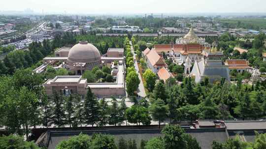 航拍洛阳白马寺