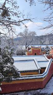 湖南省长沙市岳麓书院雪景