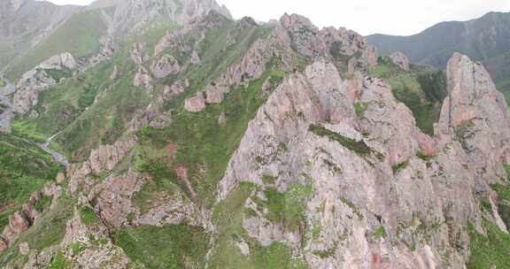 海东市互助县泽林峡航拍