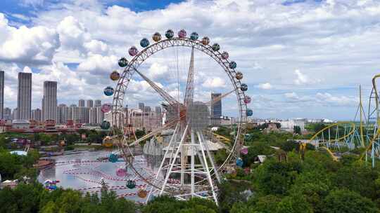 航拍滨湖融创乐园