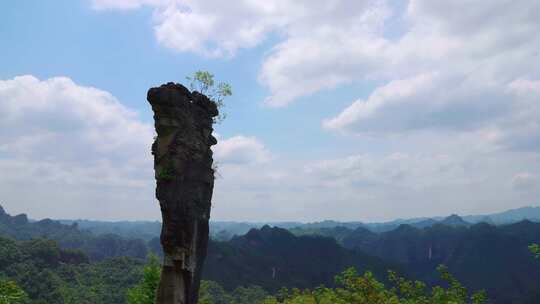 实拍大山云层延时素材