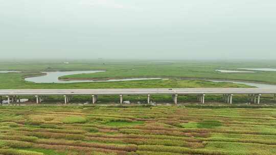 汽车行驶跟拍车辆航拍公路交通自驾旅途风光