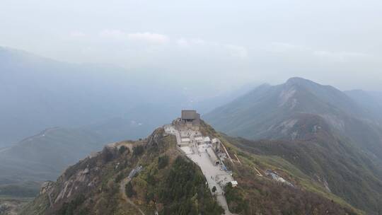 航拍湖南南岳衡山5A景区