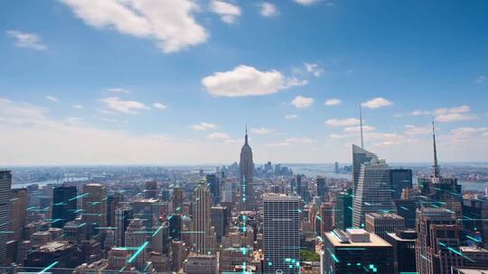 科技感城市合成包装AE视频素材教程下载