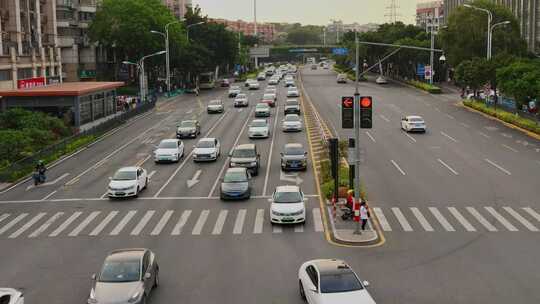 城市道路交通车流延时