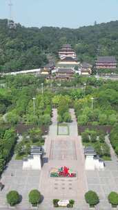 竖版视频湖北鄂州市西山风景区古灵泉寺