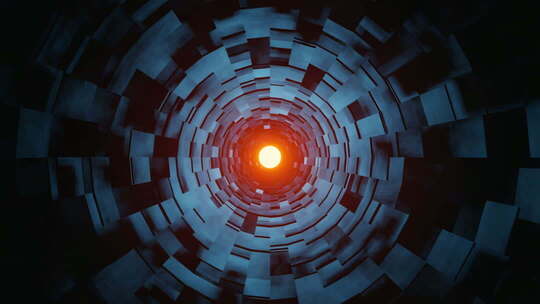 科技感隧道穿梭动画素材