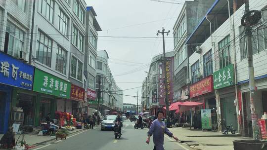 公路交通路边风景实拍