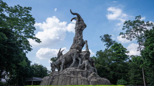 广州越秀公园五羊雕像-1