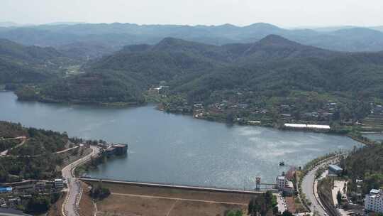 祖国大好河山青山绿水航拍