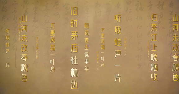 文字流02 文字特效 文字动画 文字展示