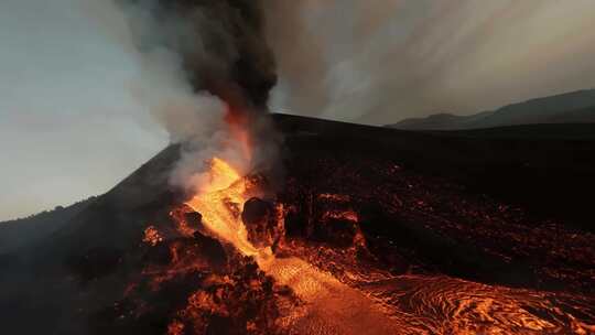 火山、岩浆