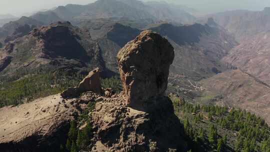 Roque Nublo，Tejeda，山