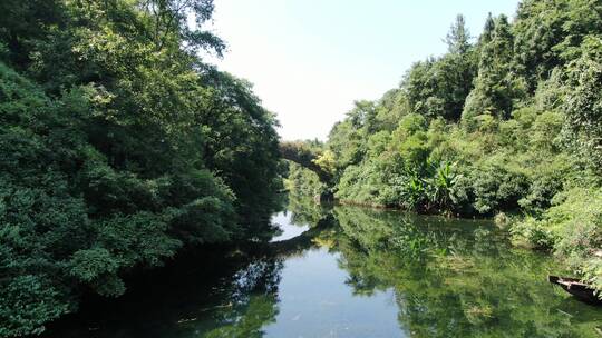 旅游景区湖南常德桃花源5A景区航拍