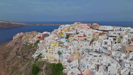 Santorini，地中海，克里夫，希腊