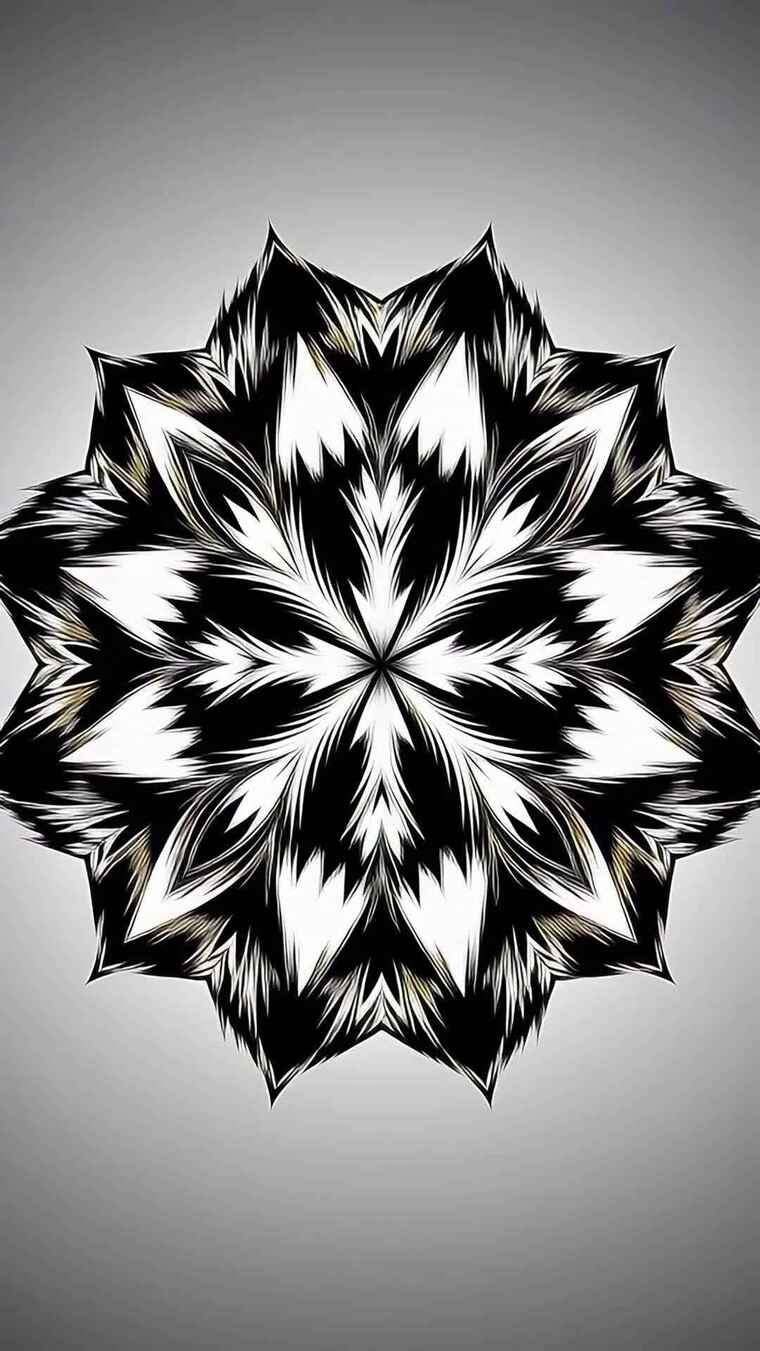 黑白几何图案素材