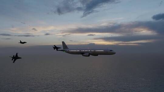 飞机 起飞 降落 机场 民航 波音 空客 护航