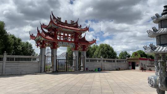 囊山寺风景4K实拍视频