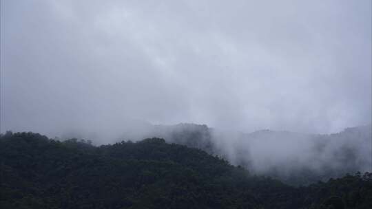 2023广东茂名高州大山蓝天白云延时