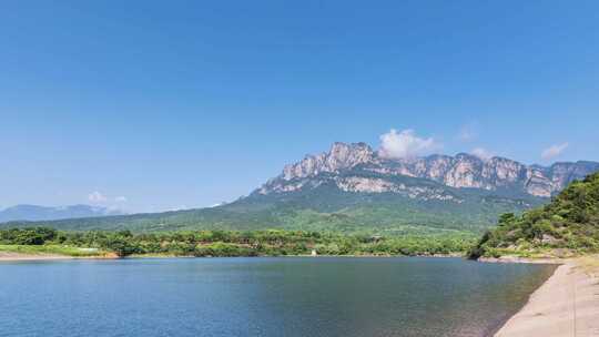 海会水库与庐山五老峰美景延时