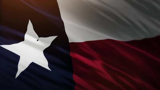 德克萨斯州国旗挥舞-4K视频素材模板下载