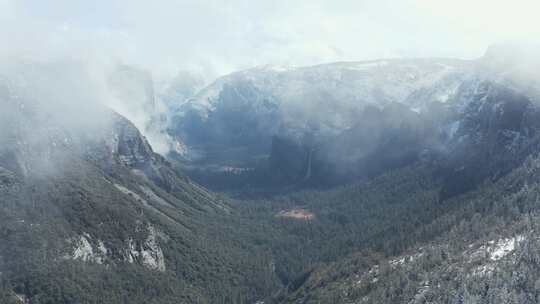 冬季，优胜美地，国家公园，山谷