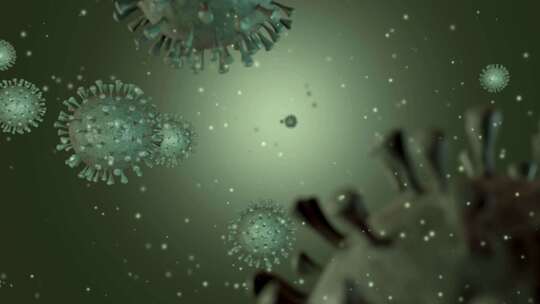 冠状病毒3d动画
