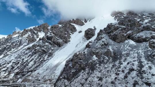 雪山航拍素材