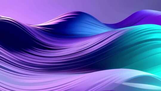 超现实紫青渐变波纹蠕动漩涡动画背景合集