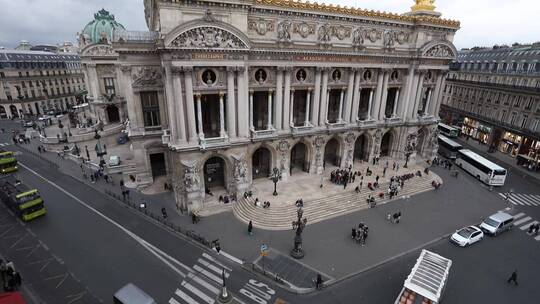 法国巴黎歌剧院白天
