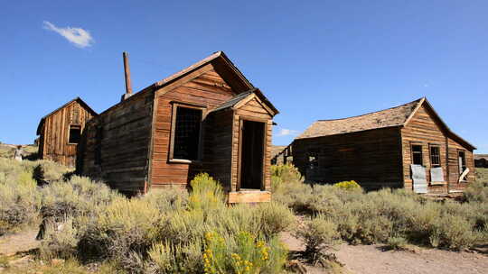 Bodie California-放弃采矿鬼城-白天14视频素材模板下载