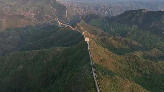 中国长城大气震撼磅礴航拍长城视频素材模板下载