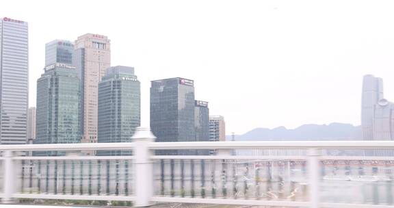 重庆大城市大桥漂泊流浪孤独旅游 4k实拍