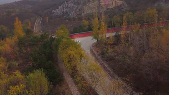 河北 石家庄 井陉县 道路 交通 秋天