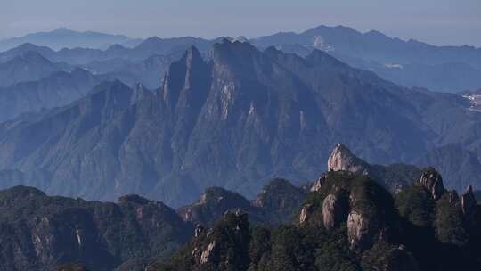 航拍江西上饶三清山