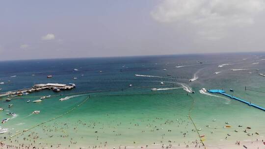 泰国芭提雅金沙岛沙滩视频素材模板下载