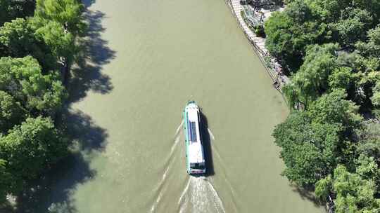 京杭大运河杭州段航拍