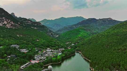 泰山山区盘山公路航拍合集