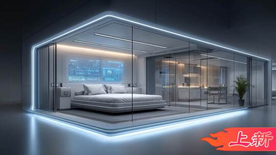 未来感极简室内空间设计灵感