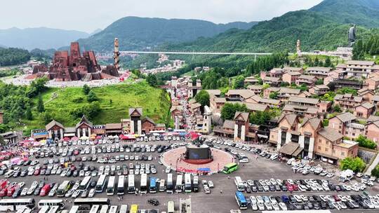 4k 万人火把节庆典人群狂欢宣传片