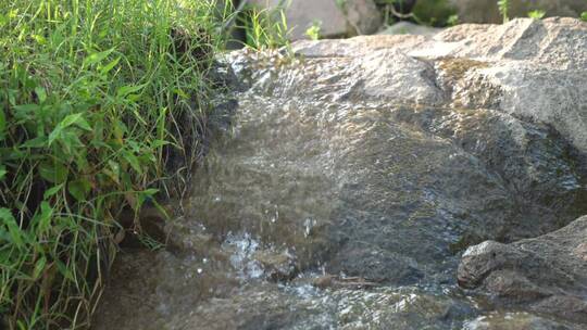 河流 溪水 山泉  溪流 山水 瀑布 溪水 小河