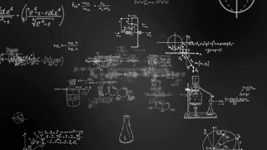 数学物理公式化学分子穿梭