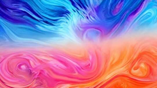 彩色流动抽象艺术背景素材