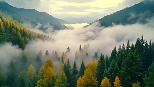 森林丁达尔耶稣光氧吧