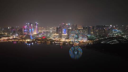 深圳欢乐港湾摩天轮夜景